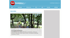 Desktop Screenshot of infodunaujvaros.hu